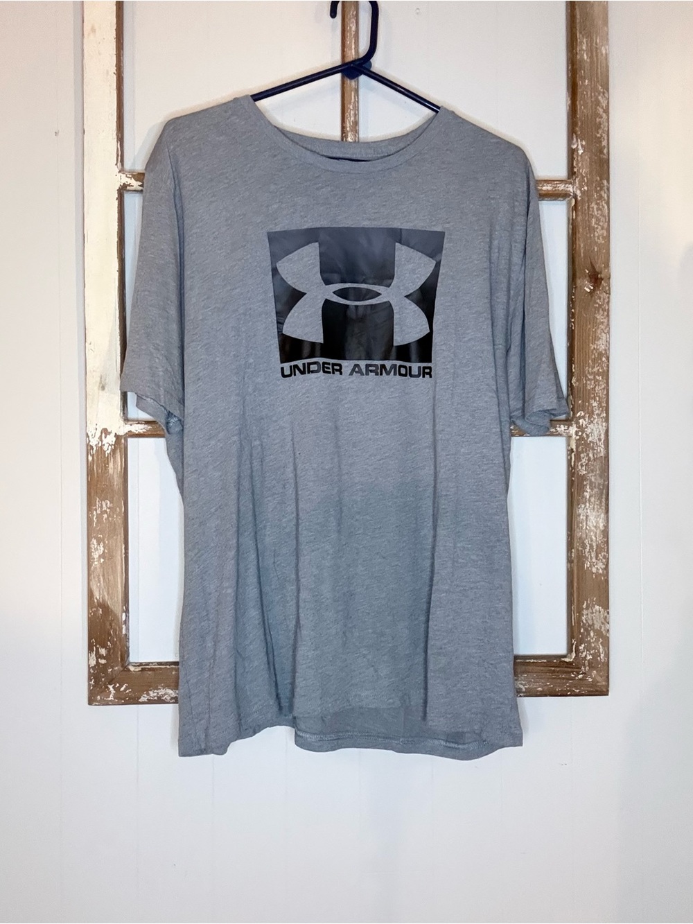 Under Armour Grey Short-Sleeve Logo Tee